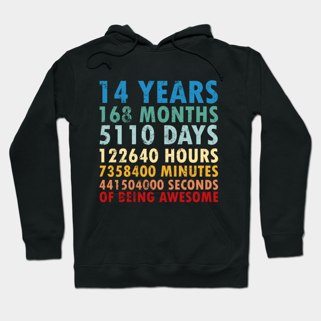 14th Birthday Countdown 14 years of being Awesome / Fourteen Birthday